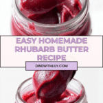 Rhubarb Butter Recipe