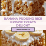 Banana Pudding Rice Krispie Treats Recipe