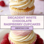 White Chocolate Raspberry Cupcakes Recipe
