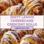Lemon Cheesecake Crescent Rolls Recipe
