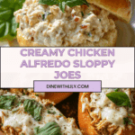 Chicken Alfredo Sloppy Joes Recipe
