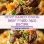 Baked Onion Beef Fried Rice Recipe