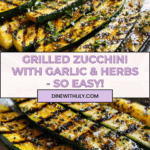 Easy Memorial Day Grilled Zucchini Recipe