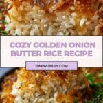 Golden Onion Butter Rice Recipe