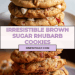 Delicious Brown Sugar Rhubarb Cookies Recipe
