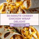 Quick Cheesy Chicken Wrap Recipe