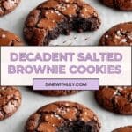 Salted Brownie CookiesIngredients Recipe