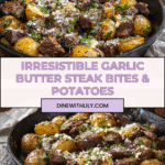 Garlic Butter Steak Bites and Potatoes Recipe