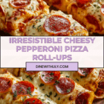 Cheesy Pepperoni Pizza Roll-Ups Recipe