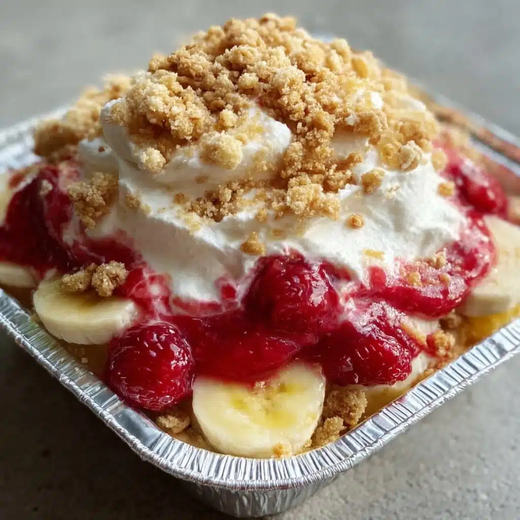 Strawberry Crunch Banana Pudding Recipe - Recipe Image