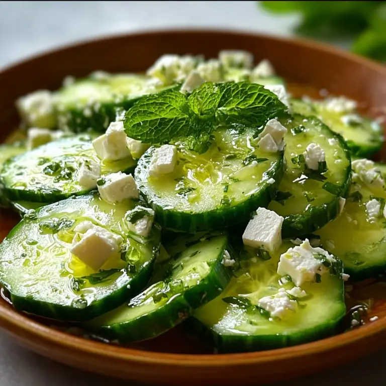 Cucumber Feta SaladIngredients Recipe