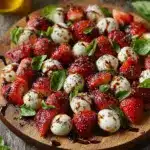 Balsamic Strawberry Caprese Recipe