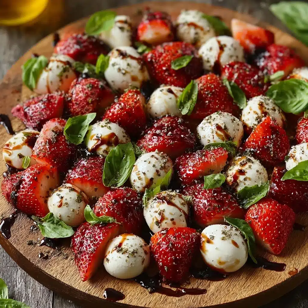 Balsamic Strawberry Caprese Recipe
