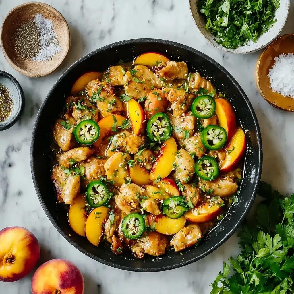 Jalapeno Peach Chicken Recipe - Recipe Image