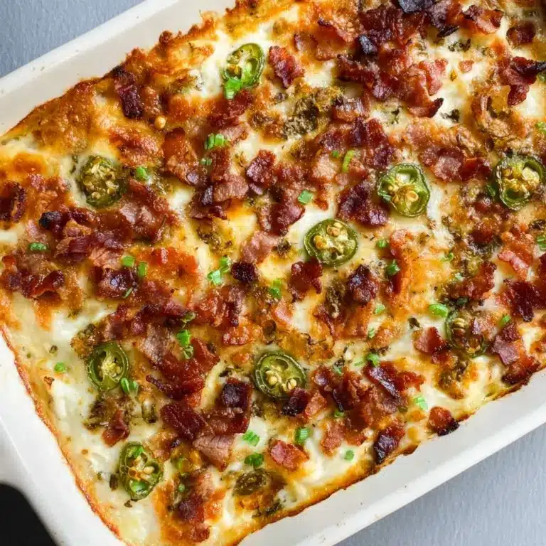 Keto Jalapeno Popper Casserole Recipe