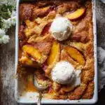 Old School Easy Brown Sugar Peach Cobbler Recipe