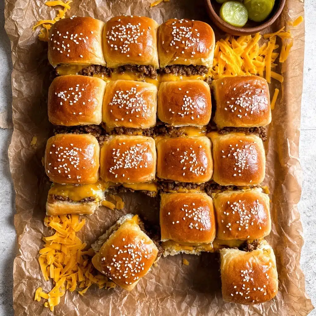 Cheeseburger Sliders Recipe - Recipe Image