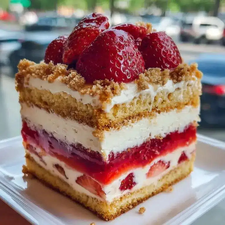 Strawberry Crunch Cheesecake Recipe