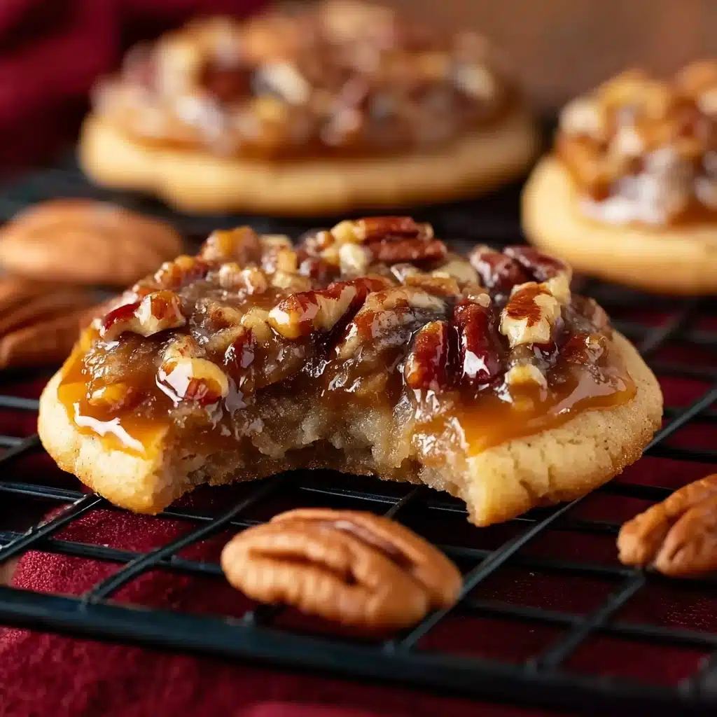 Chewy Pecan Pie Cookies with Caramelized Filling Recipe