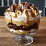 Caramel Cheesecake Brownie Trifle Delight Recipe