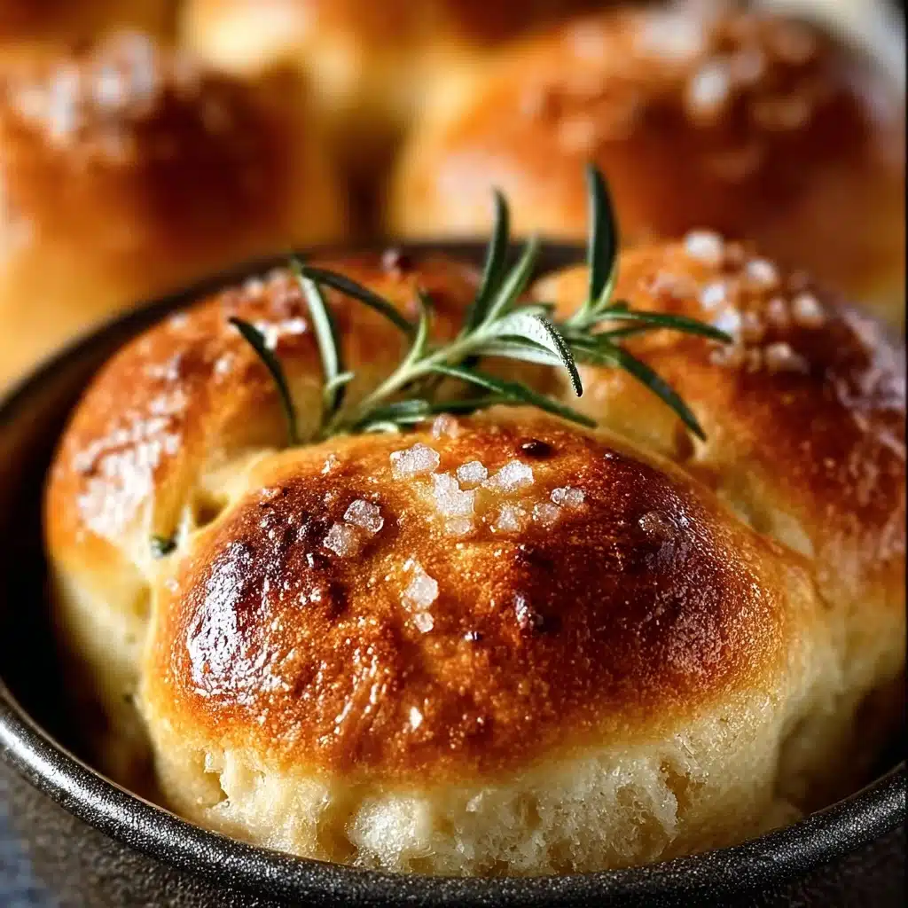 Golden Crust Garlic Rosemary Focaccia MuffinsIngredients: Recipe - Recipe Image