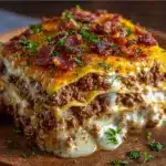 Cheesy Loaded Meatloaf Casserole Recipe
