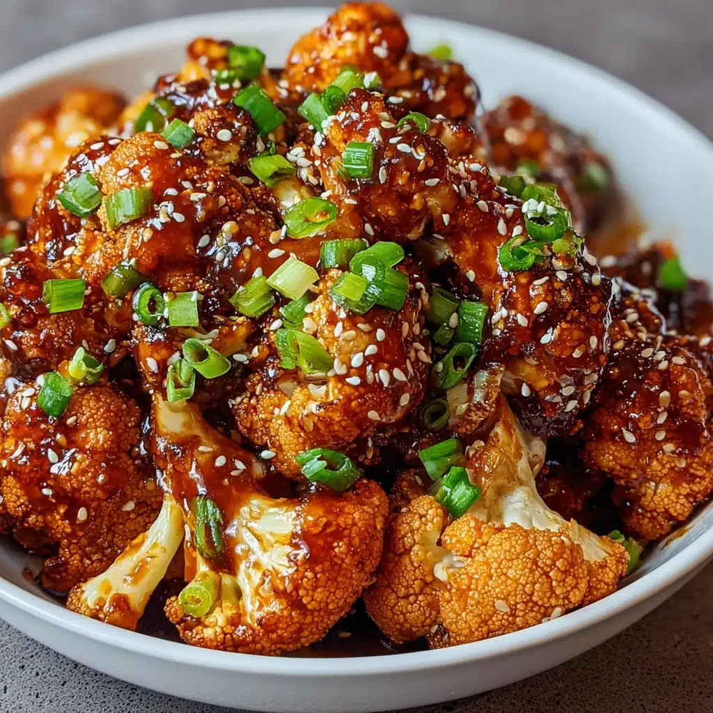 Sweet and Spicy Baked Cauliflower Recipe - Recipe Image