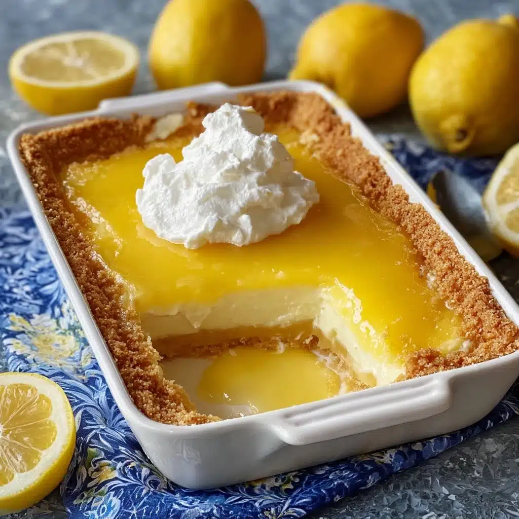 4-Ingredient Lemon Cream Cheese Dump Cake Recipe