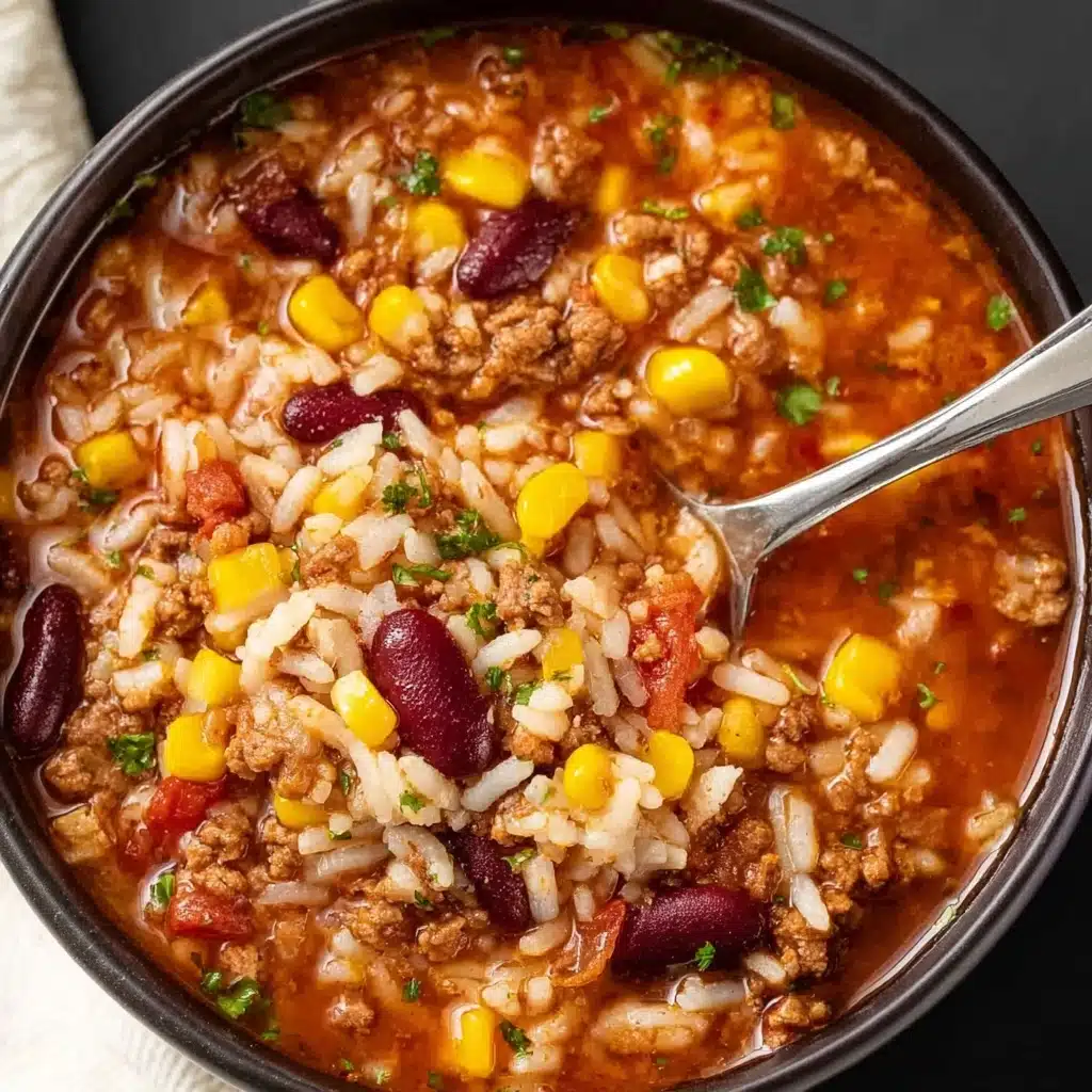 Crockpot Taco Rice Soup Recipe - Recipe Image