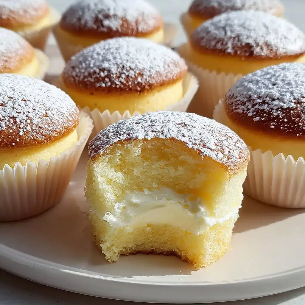 Fluffy Japanese Cotton Cheesecake Cupcakes Recipe