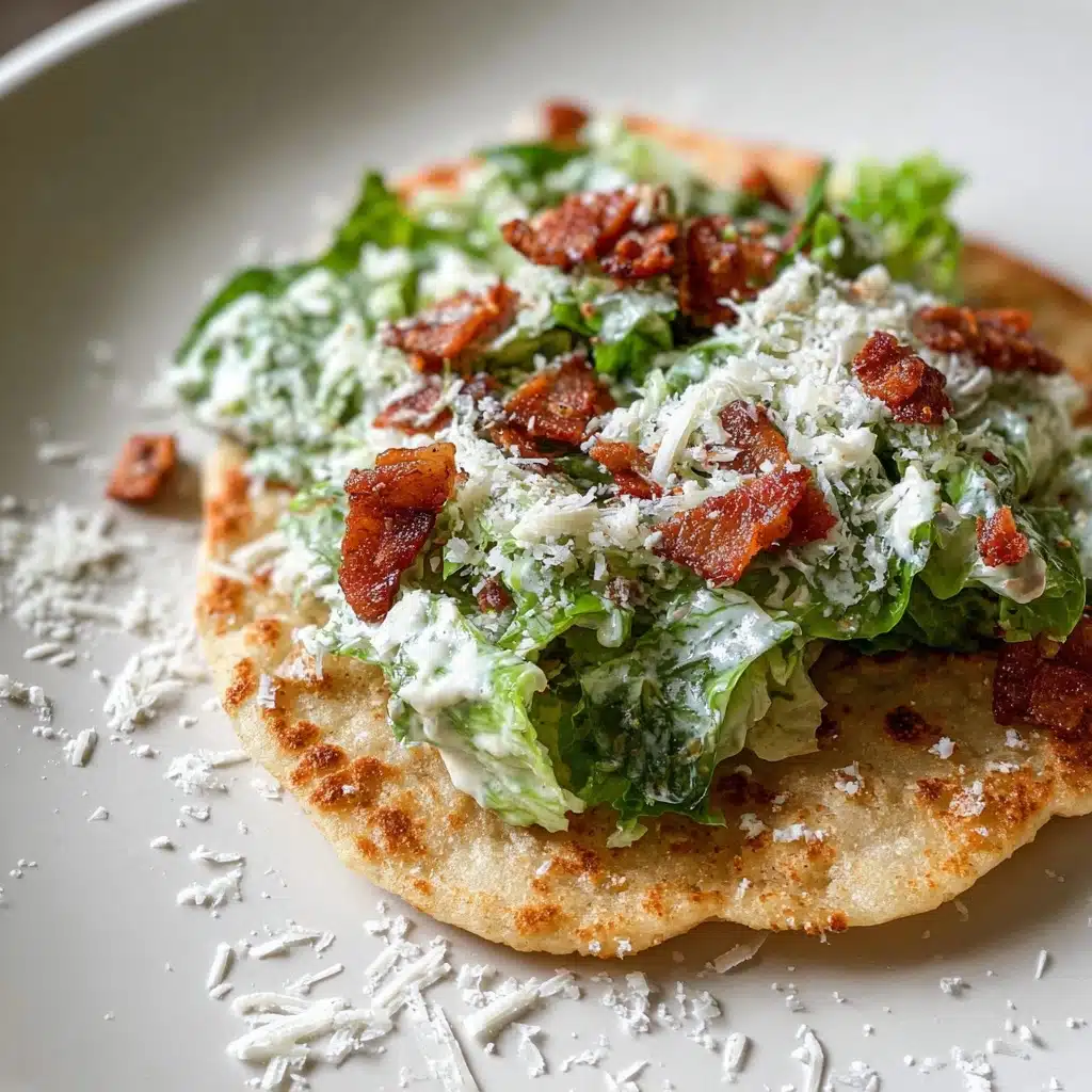 Smash Chicken Caesar Tacos Recipe - Recipe Image