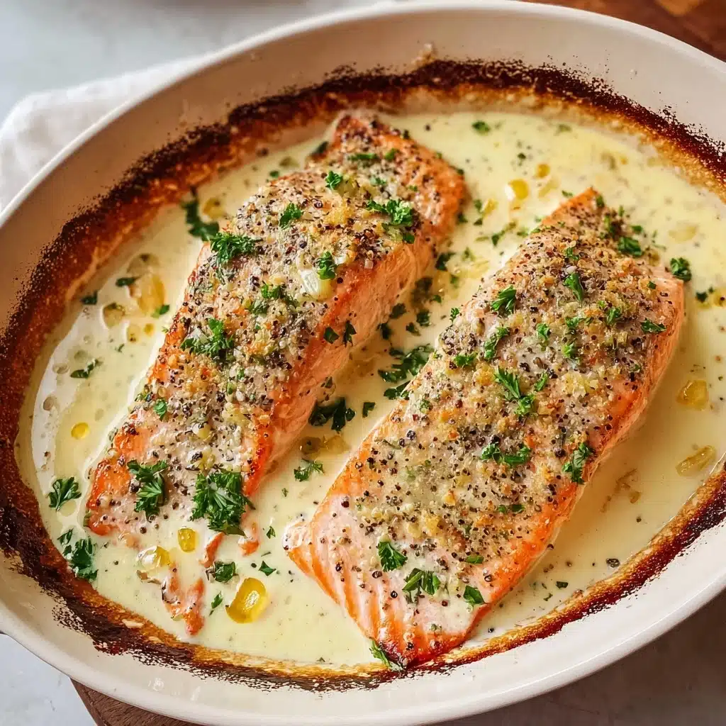Baked Boursin Salmon Recipe - Recipe Image
