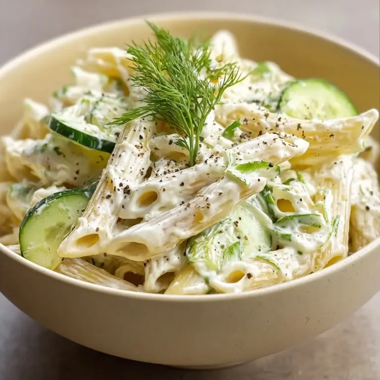 Healthy Cucumber Pasta Salad Recipe