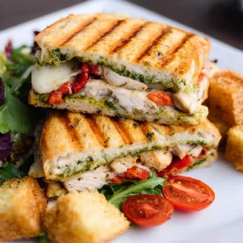 Italian Chicken Panini Recipe - Recipe Image