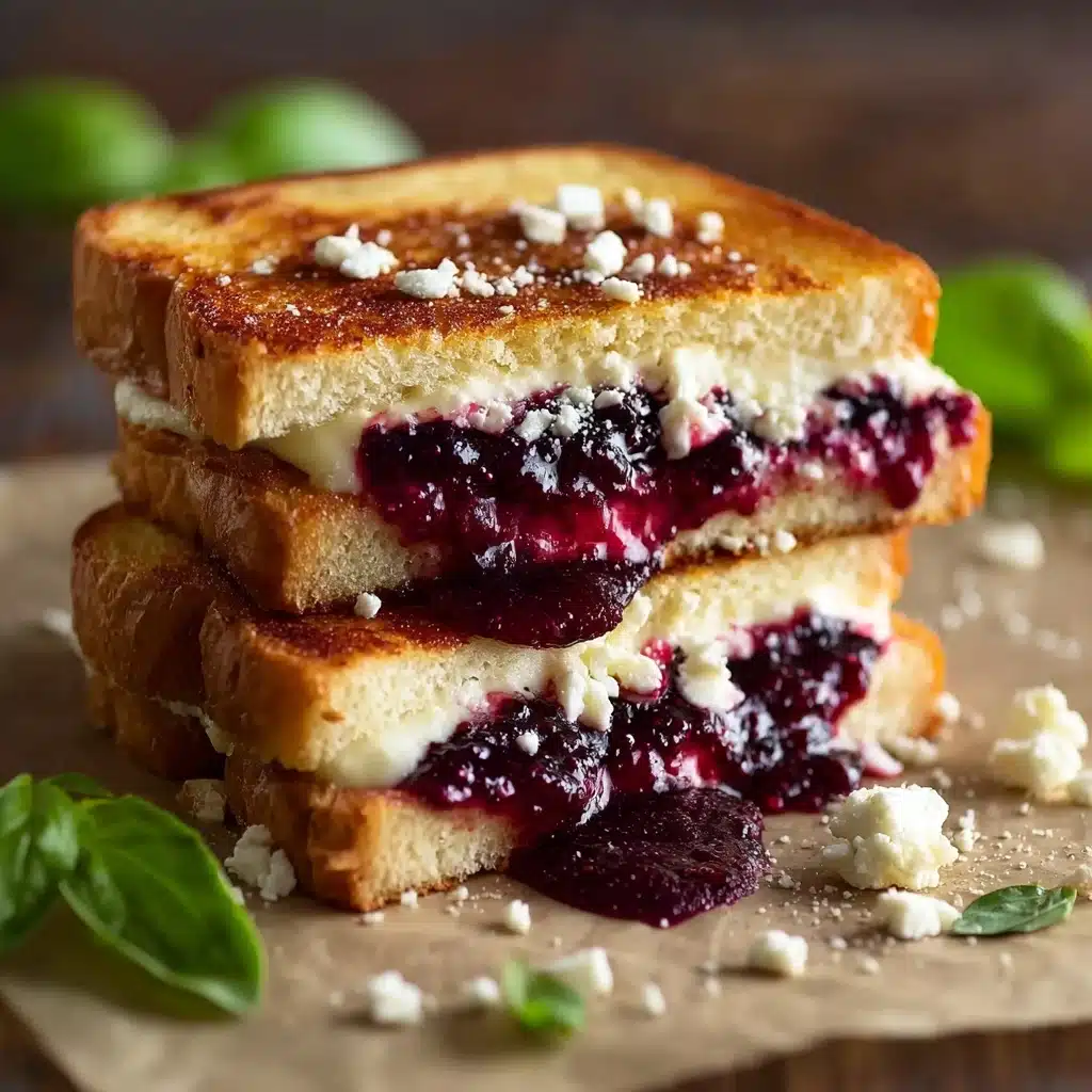 Easy Balsamic Blackberry Bliss Grilled Cheese Recipe