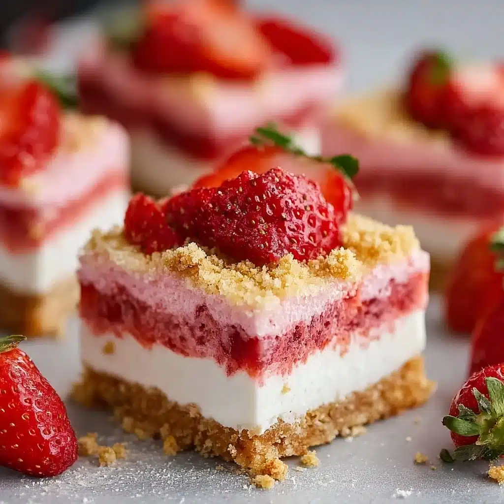 Strawberry Shortcake Bars : Easy Desserts for Summer Recipe - Recipe Image