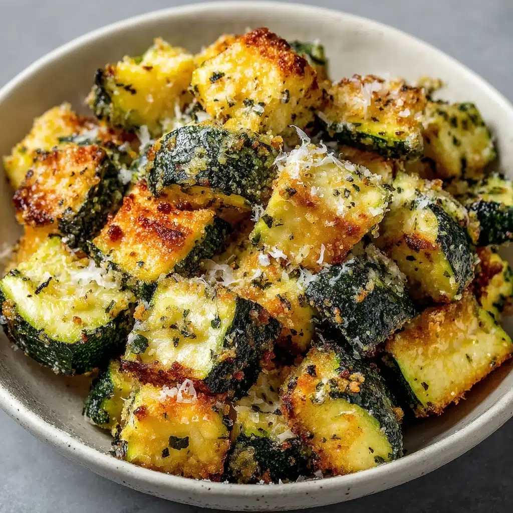 Low-Calorie Air Fryer Zucchini Parmesan Recipe - Recipe Image