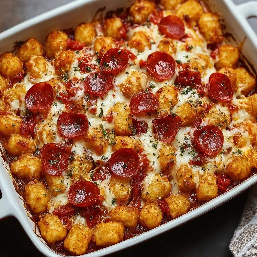 Pizza Tot Casserole Recipe - Recipe Image