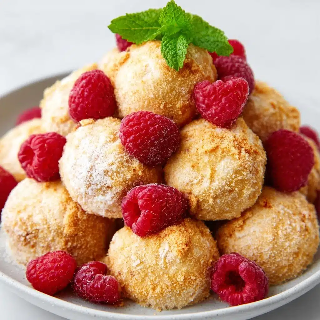 Raspberry No Bake Cheesecake Bites Recipe