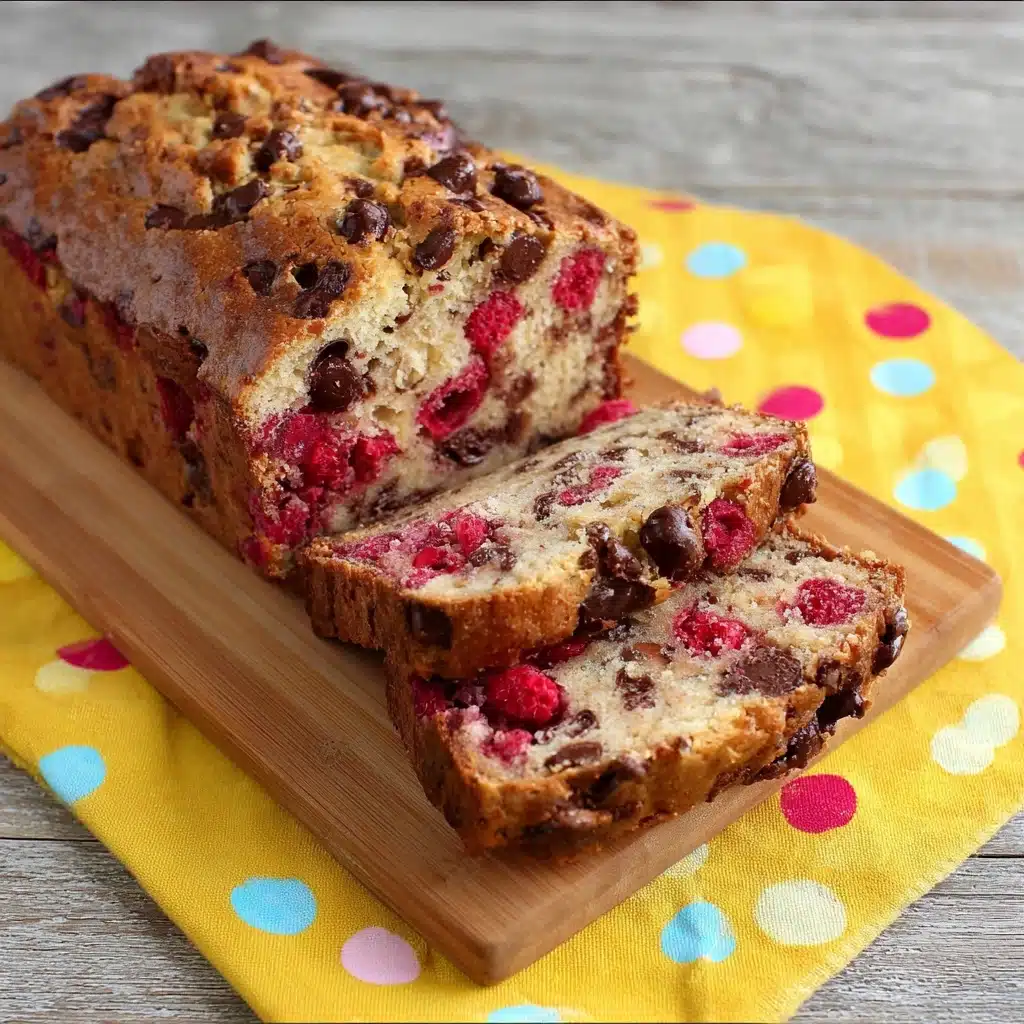 Raspberry Dark Chocolate Banana Bread Recipe