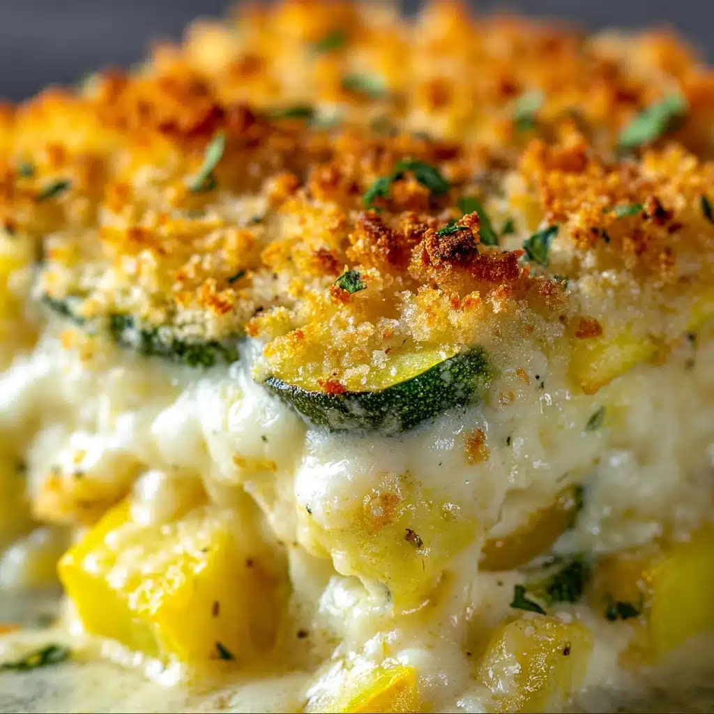 Quick Baked Zucchini Parmesan Casserole Recipe