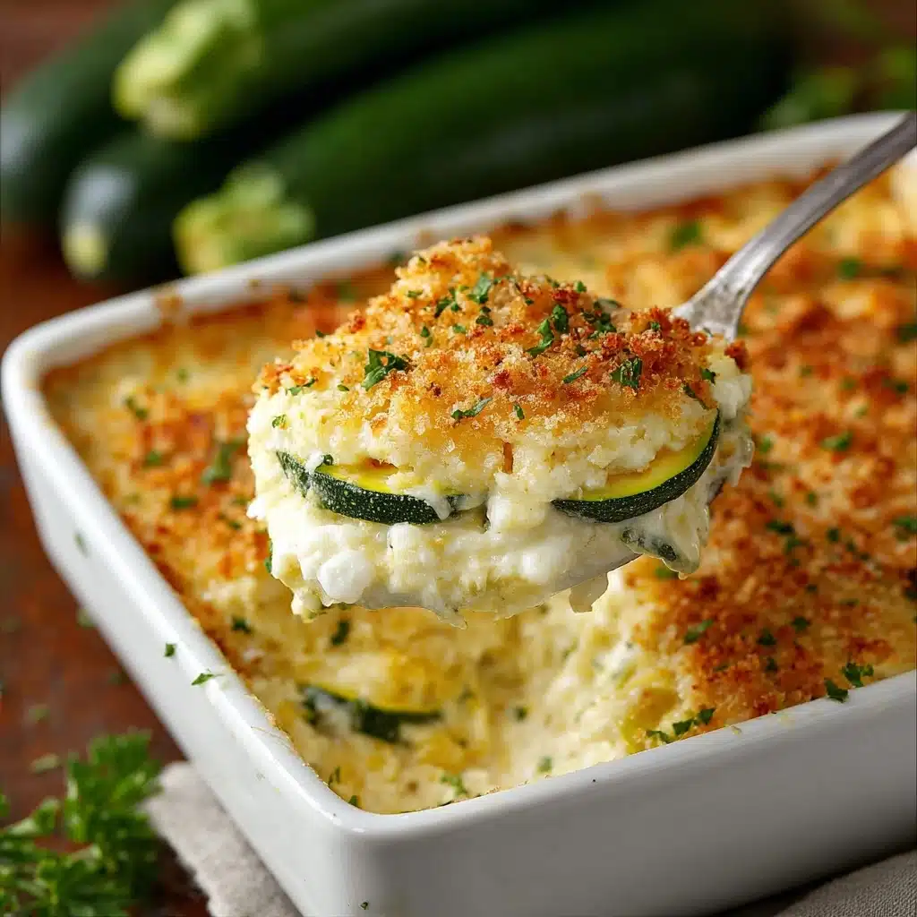 Quick Baked Zucchini Parmesan Casserole Recipe - Recipe Image