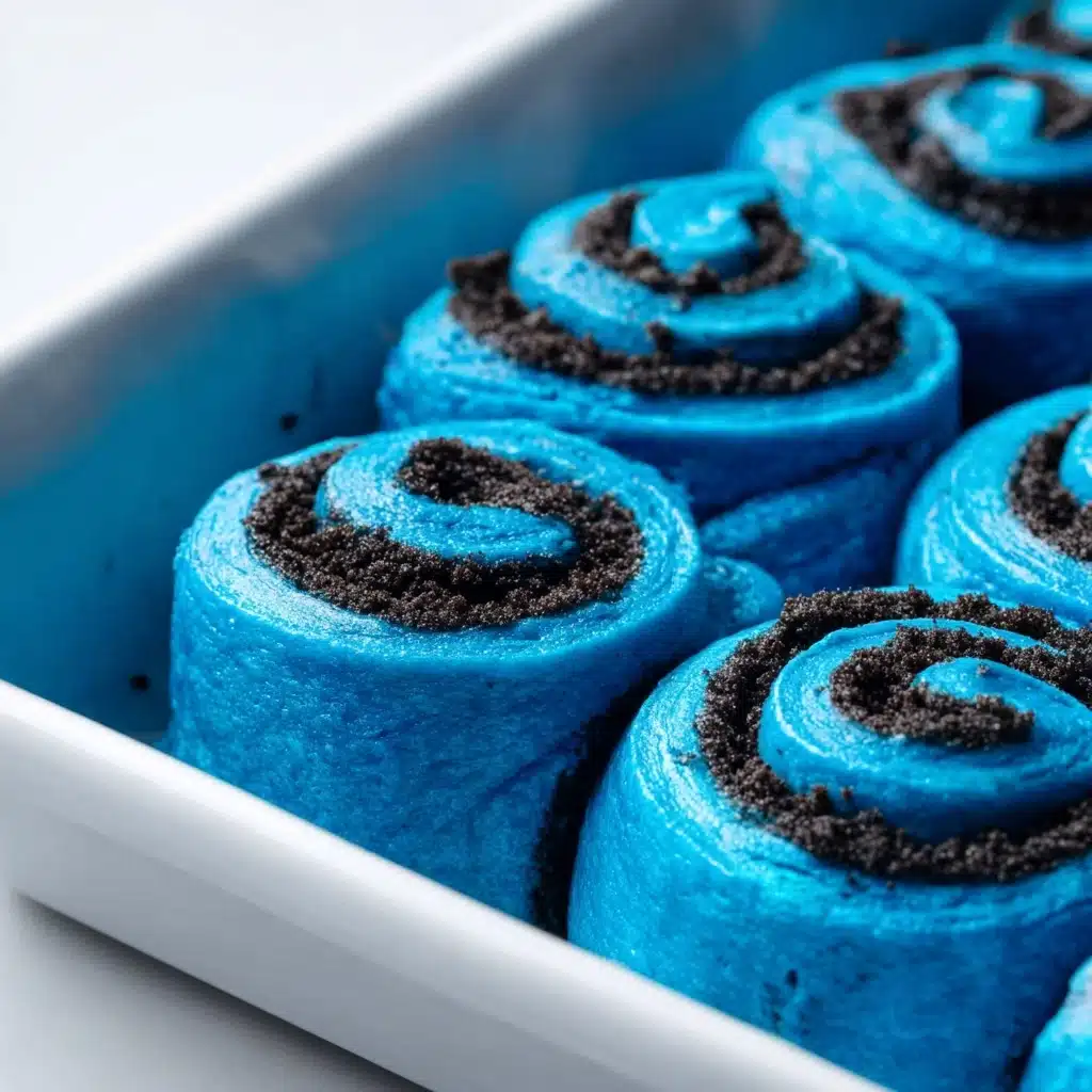Cookie Monster Cinnamon Rolls Recipe - Recipe Image