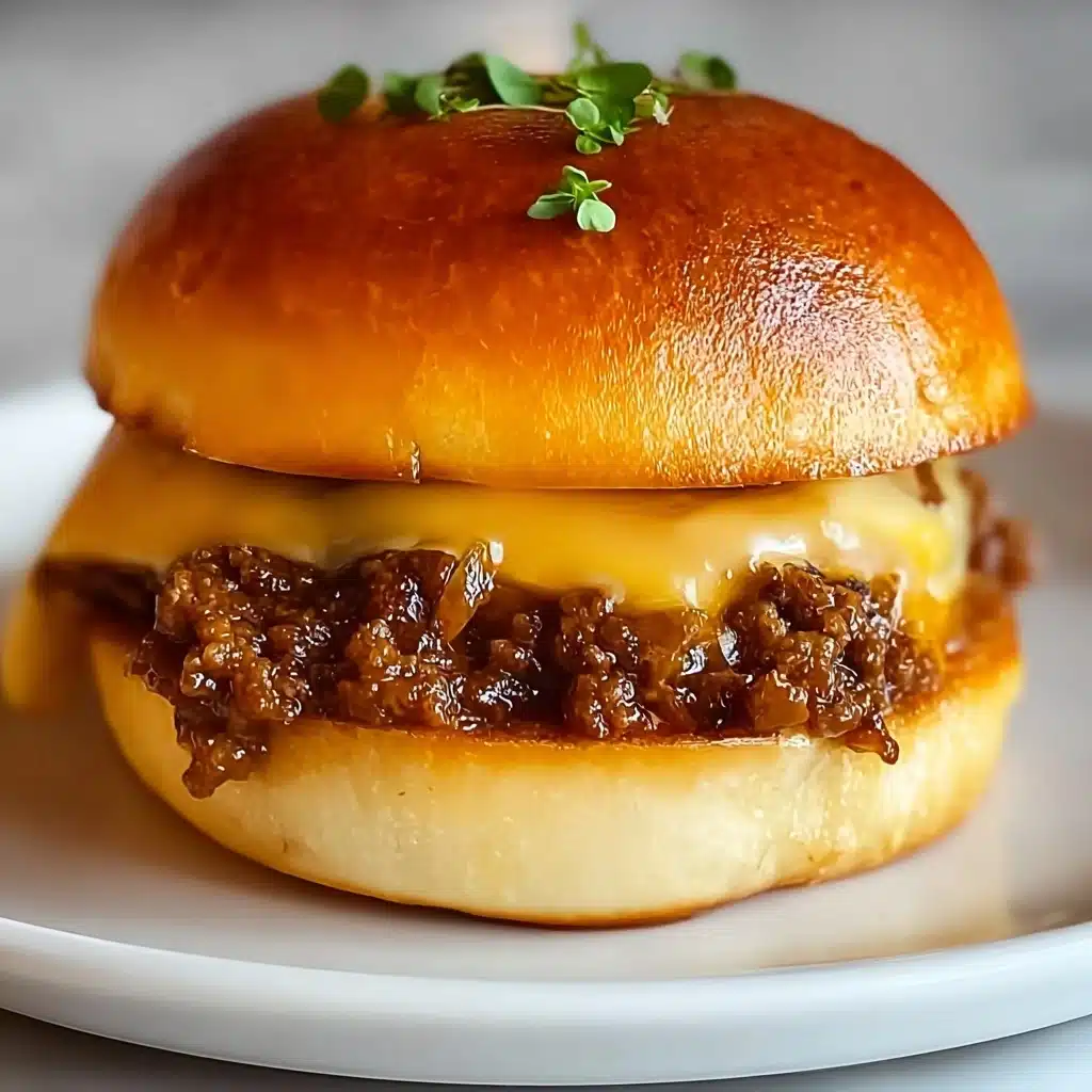 French Onion Beef Sloppy Joes Recipe - Recipe Image