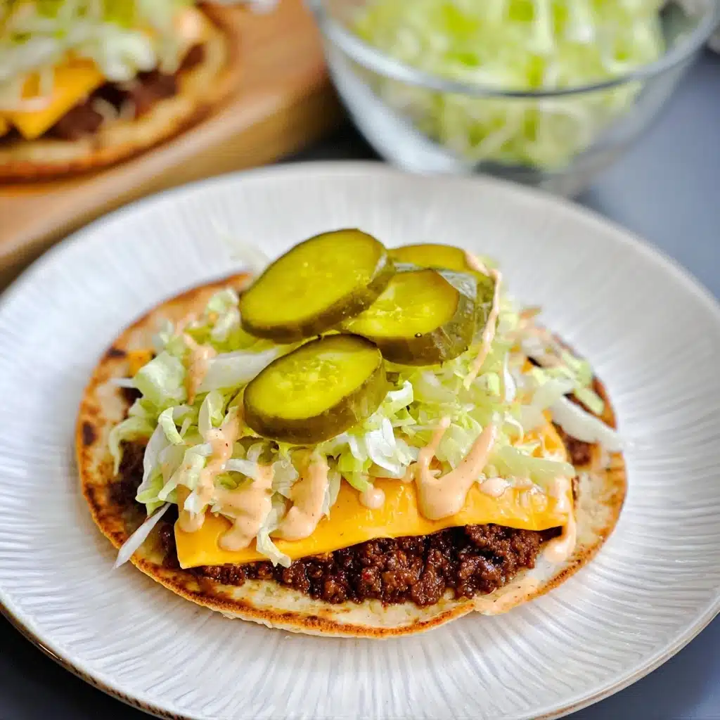 Keto Big Mac Smash Burgers Recipe