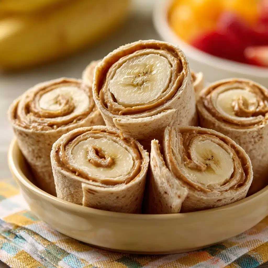 Chocolate Chip Peanut Butter Banana Roll Ups Recipe