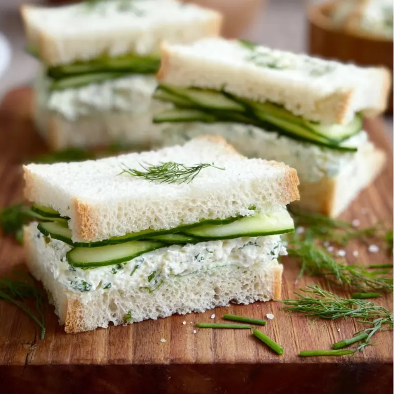 Cucumber Sandwiches Recipe
