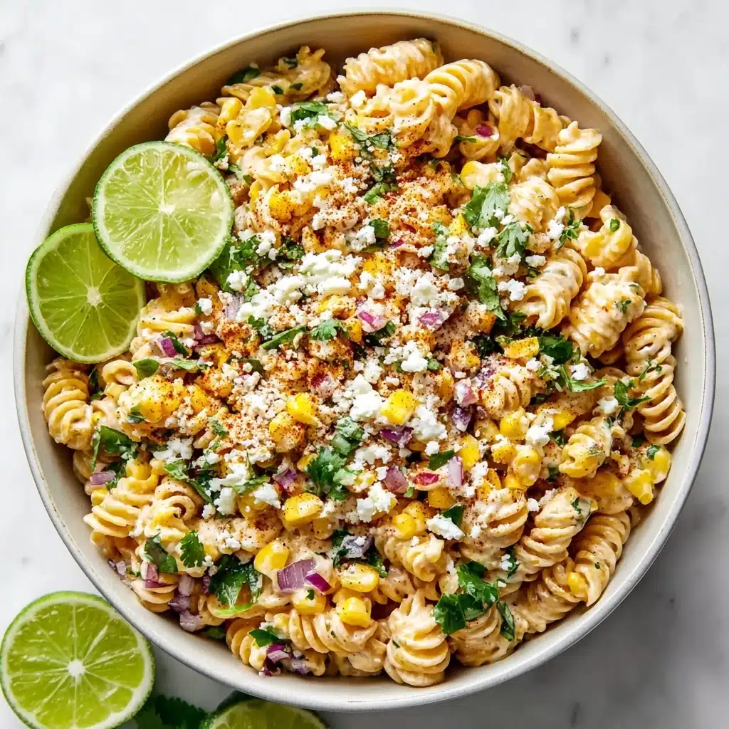 Mexican Street Corn Pasta Salad Recipe - Recipe Image