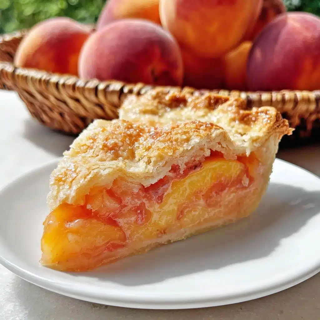 The Perfect Peach Pie Recipe - Recipe Image