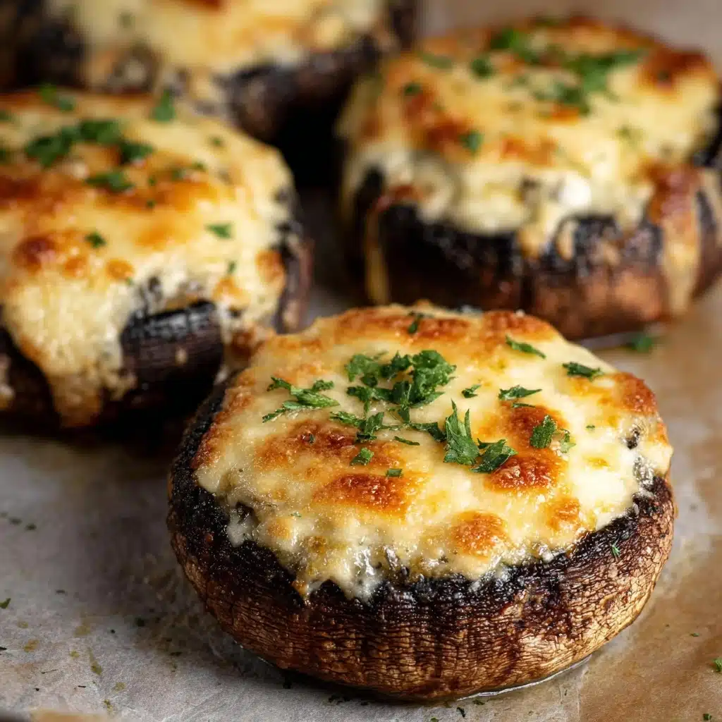 Spinach and Cheese Stuffed Portobello Mushroom Recipe